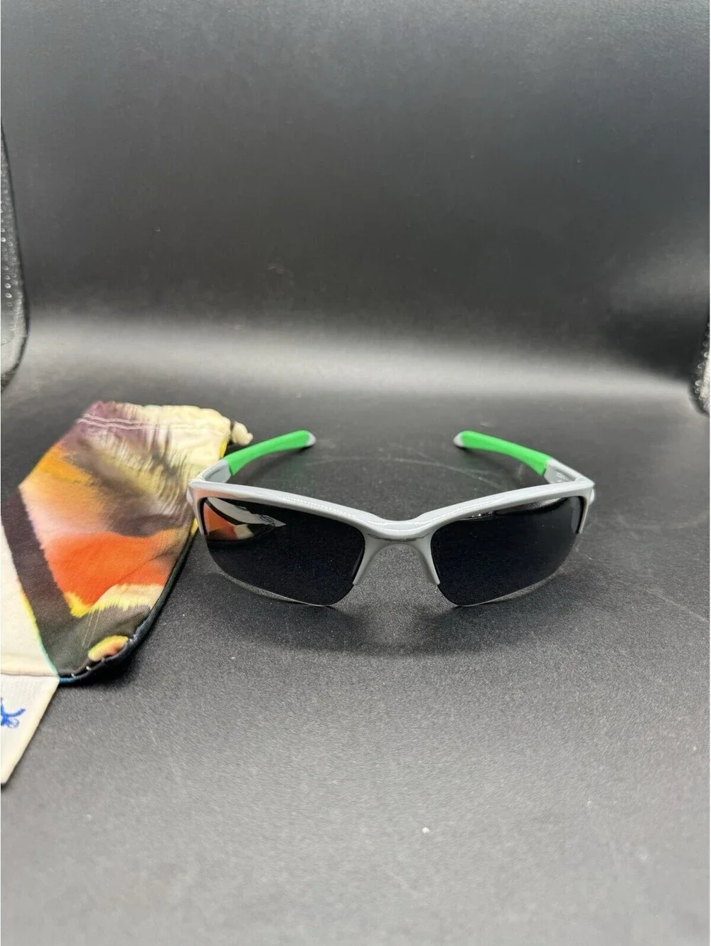 Oakley Quarter Jacket Polished Fog/Grey Lenses